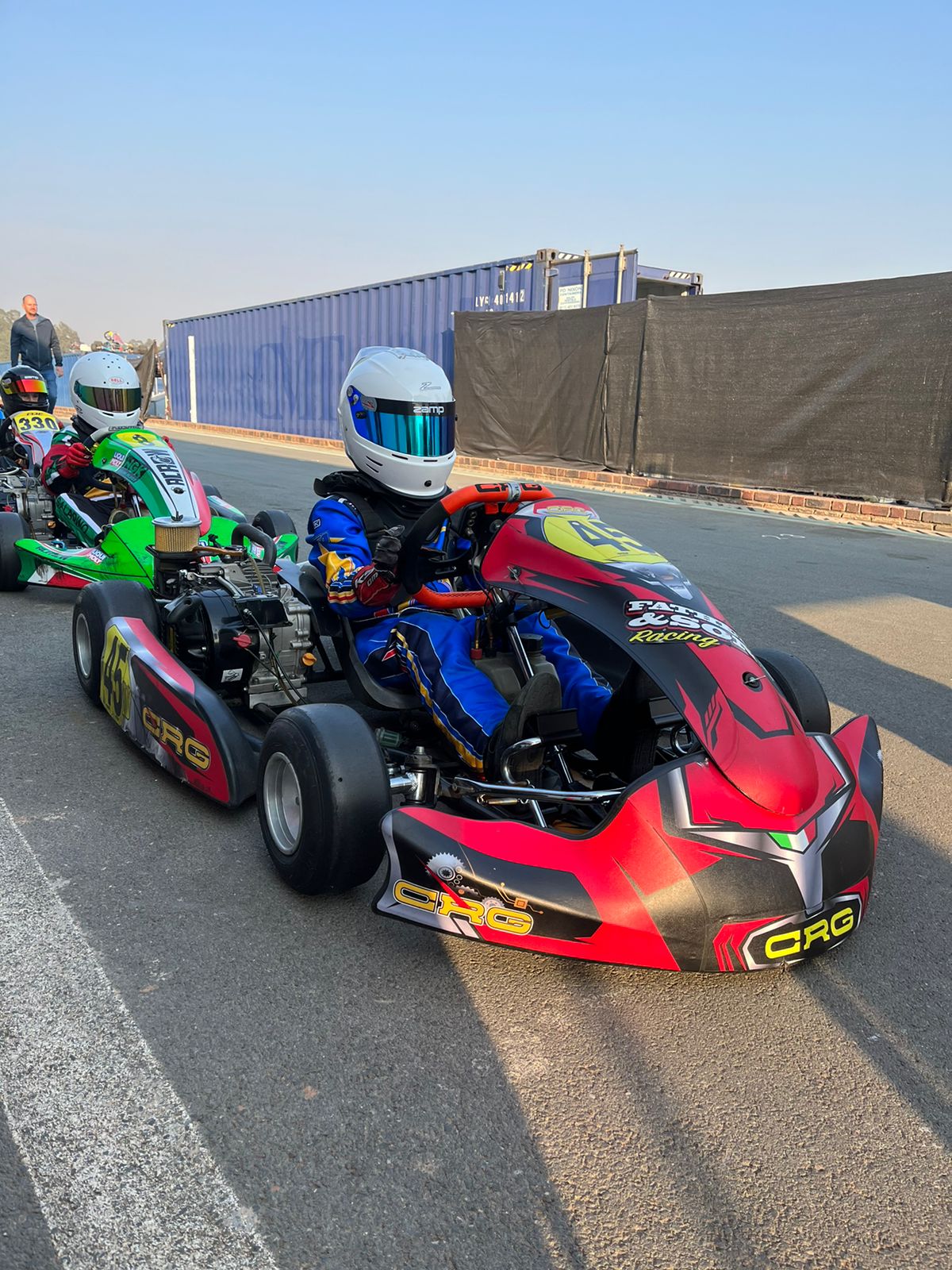 Dante Le Roux racing photo 2